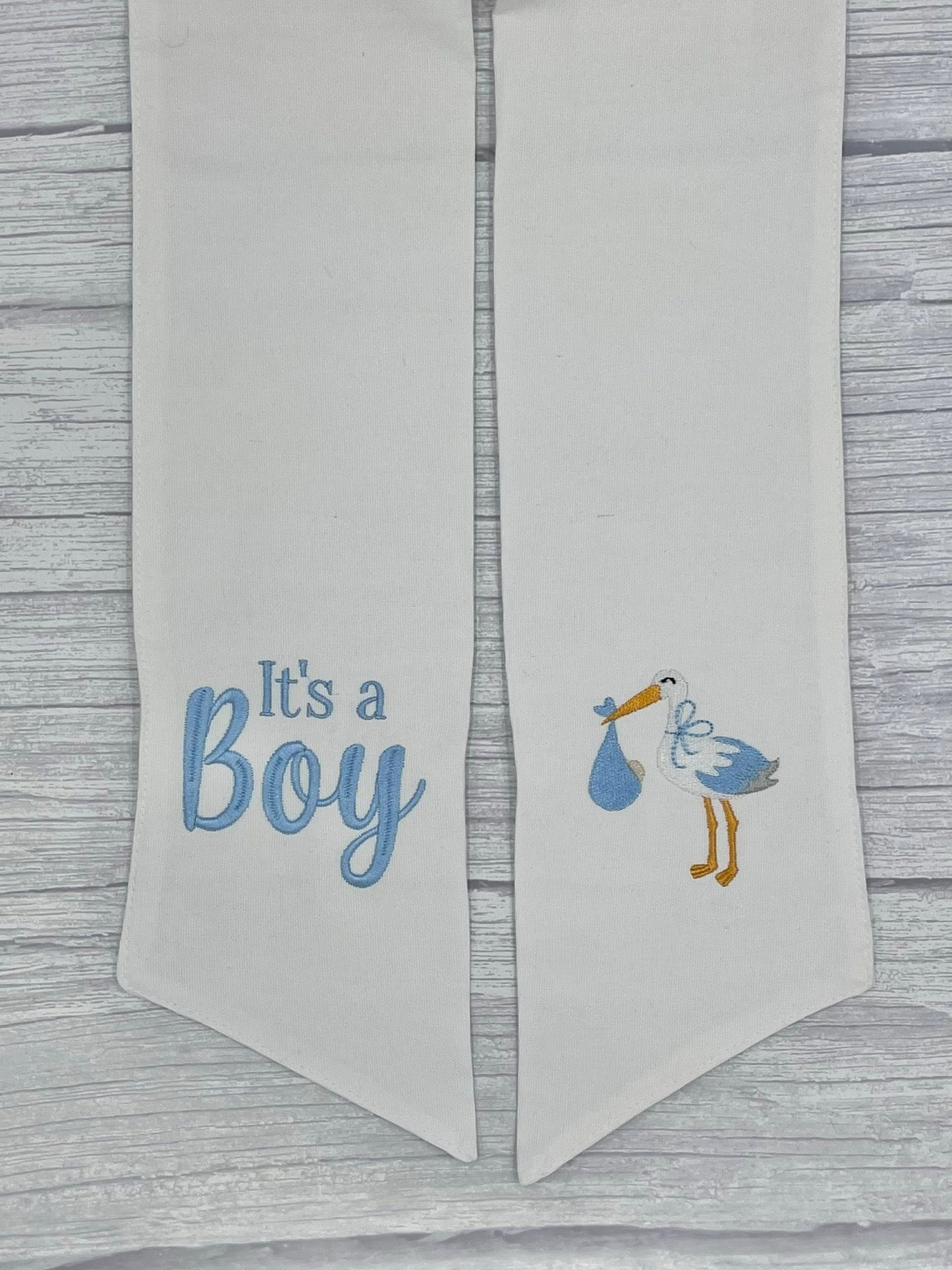Baby Shower Wreath Sash
