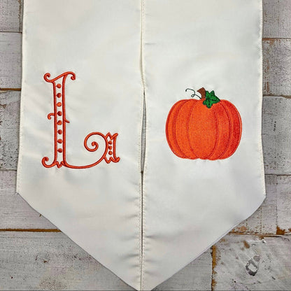 Pumpkin Wreath Sash