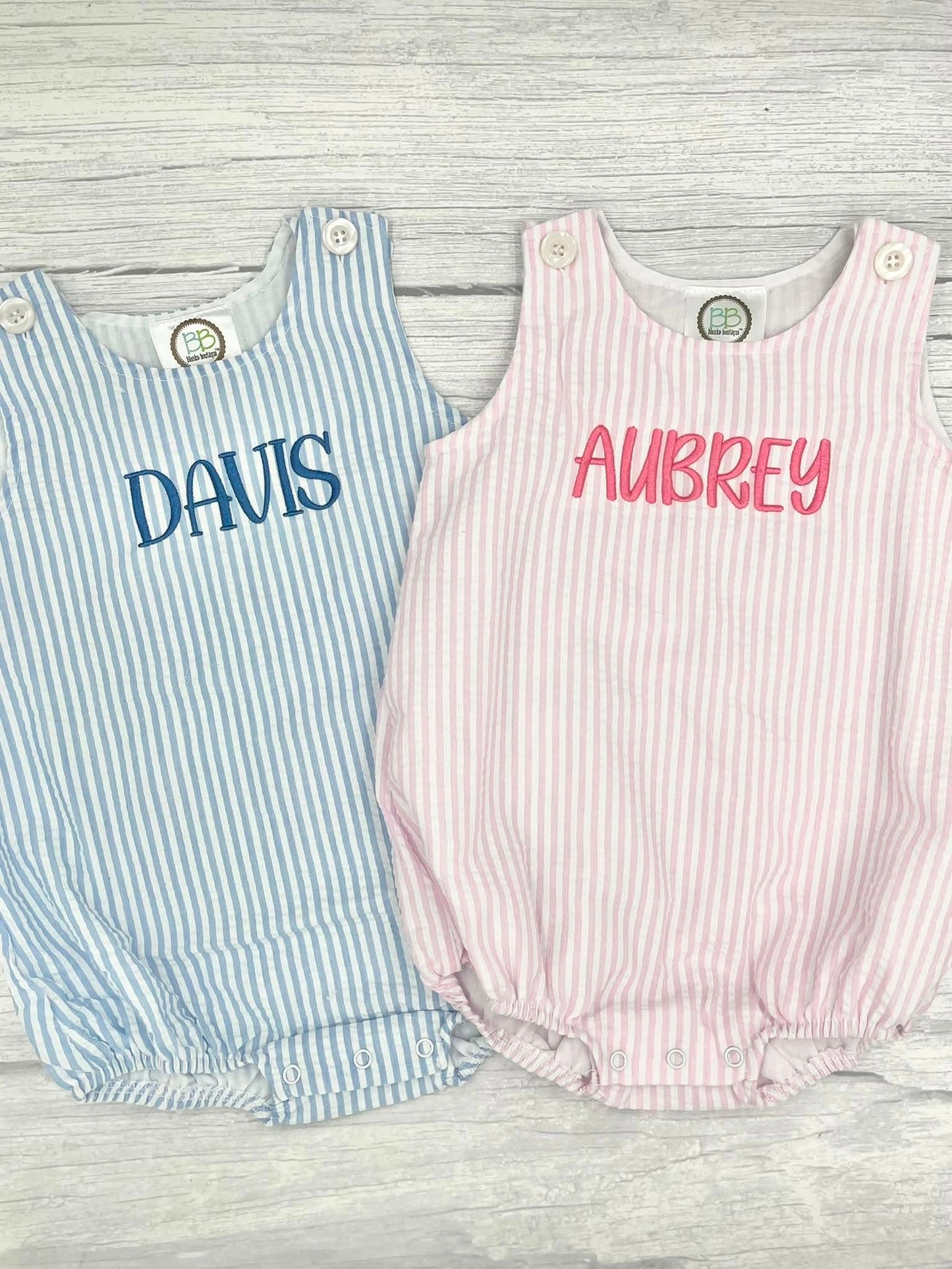 Monogrammed Bubble