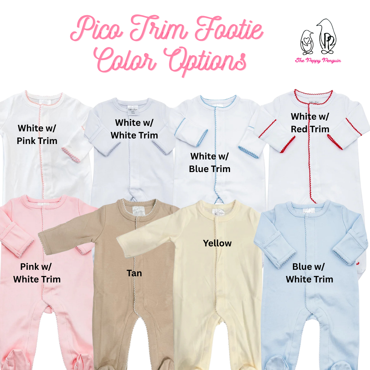 Picot Trim Footies