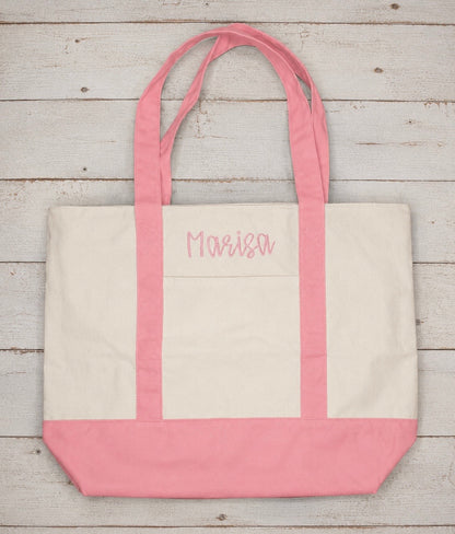 Large Canvas Tote