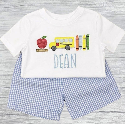 Back 2 School Design Trio shirt