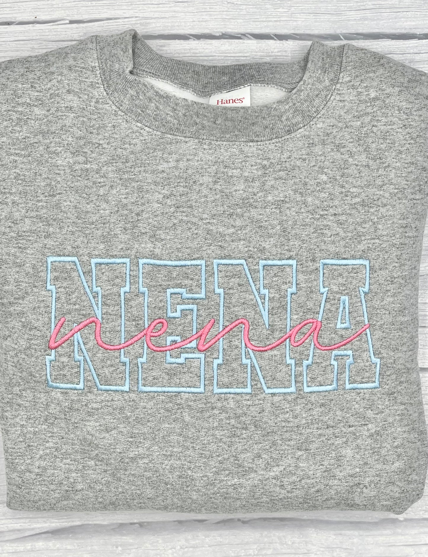 Stacked Double Font Sweatshirt/T-shirt