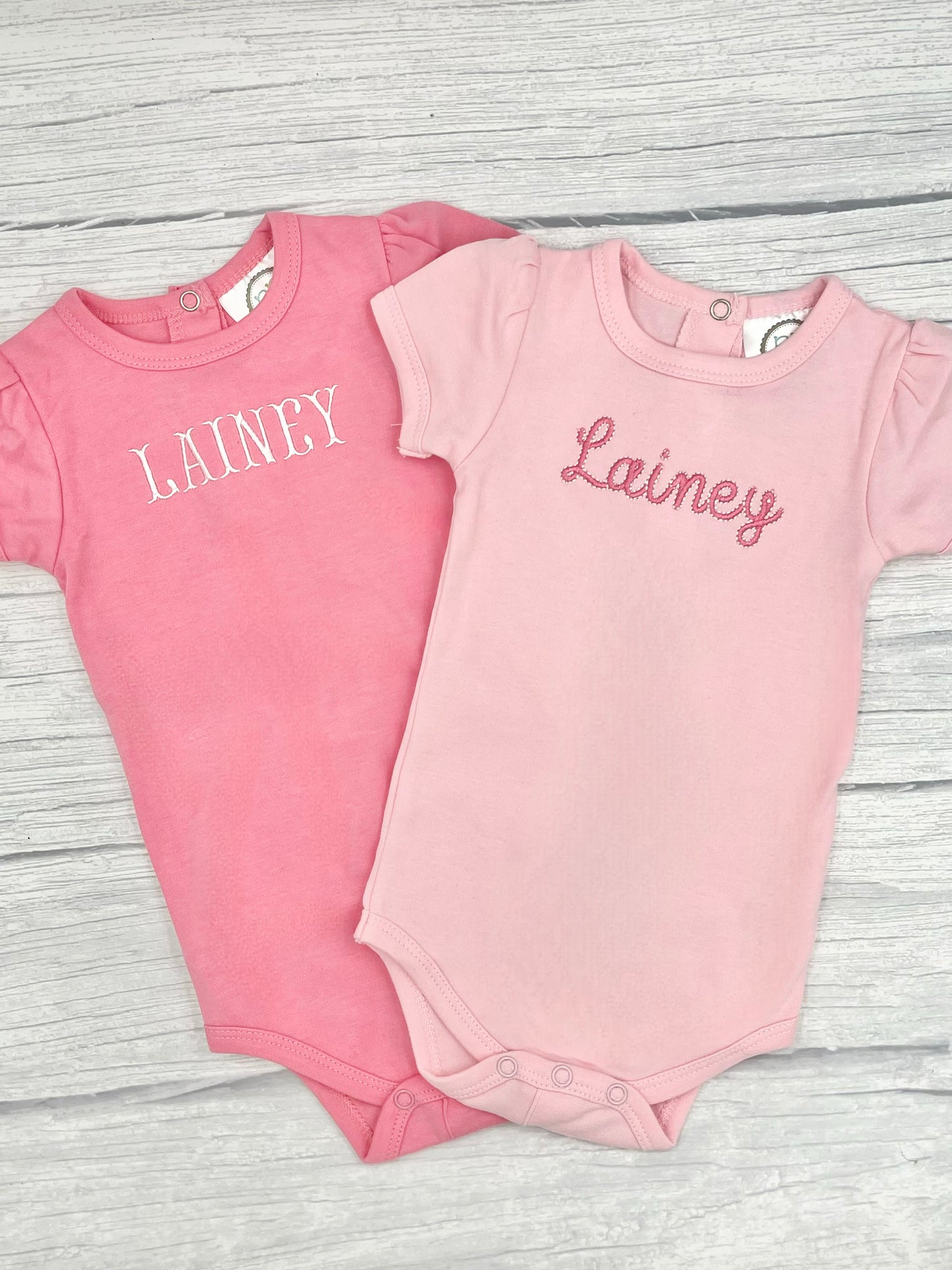 Monogrammed Onesie