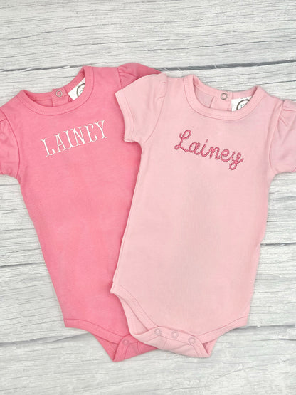 Monogrammed Onesie