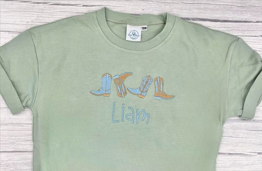 Cowboy Boots T-shirt Bubble