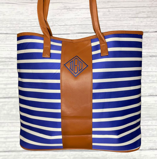 Striped Tote