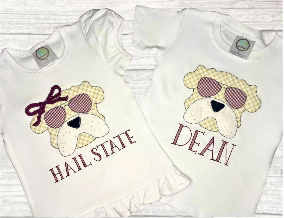 Bulldog Applique