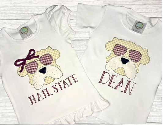 Bulldog Applique