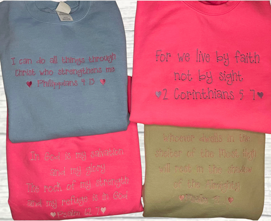 Bible Verse Sweatshirt