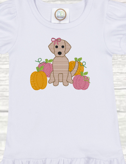 Dog In A Pumpkin Patch Shirt